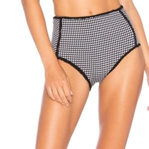 High waisted bikini bottom